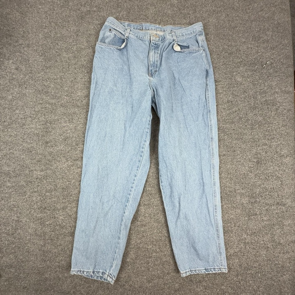 Vintage Gitano Jeans Womens 22W Light Wash High Rise Relaxed Tapered Denim Pants